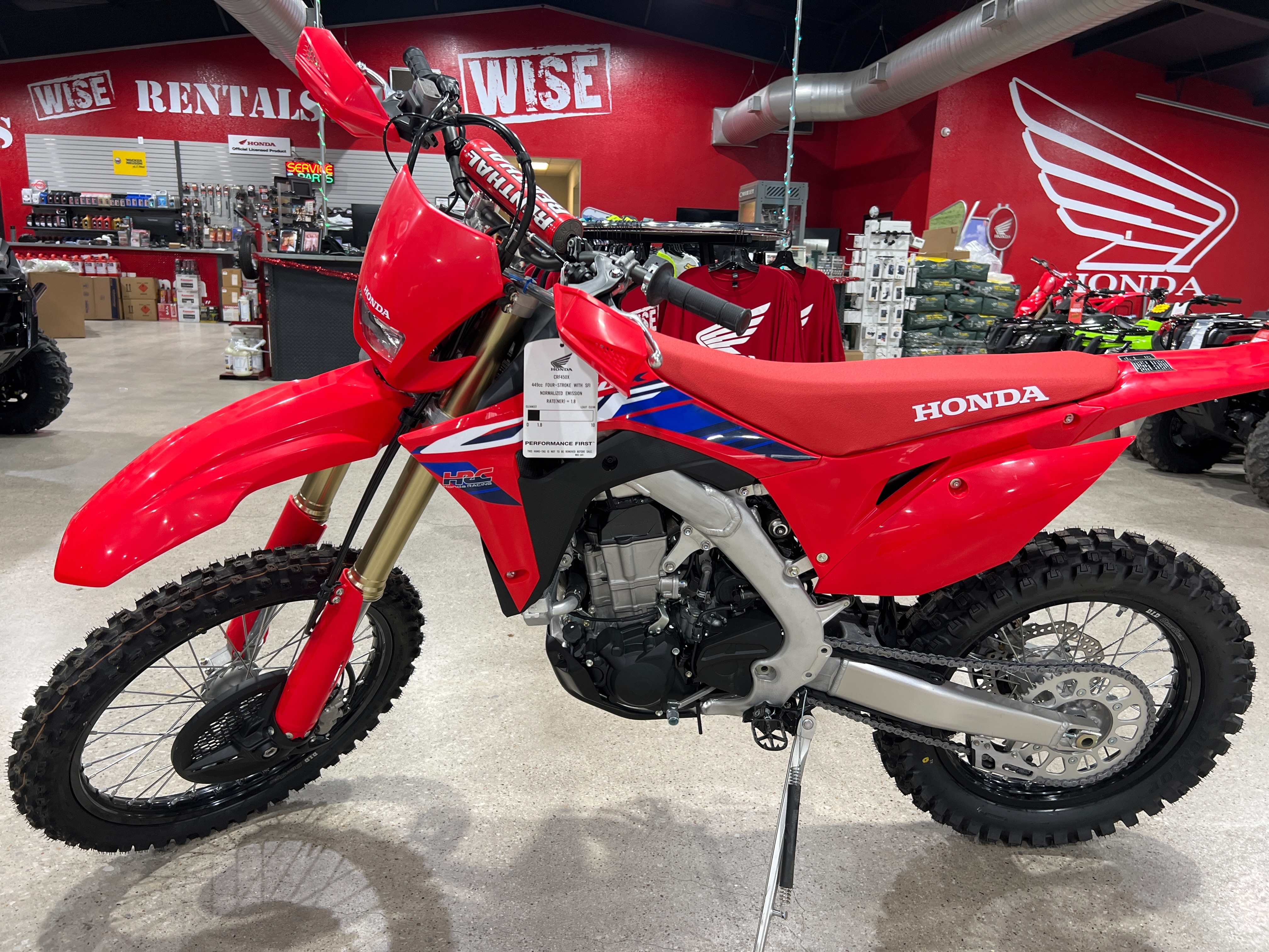 2024 Honda CRF450X at Wise Honda