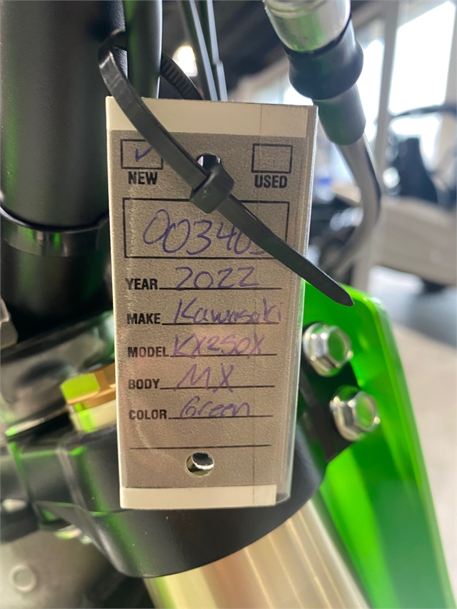2022 Kawasaki KX 250X at Shreveport Cycles