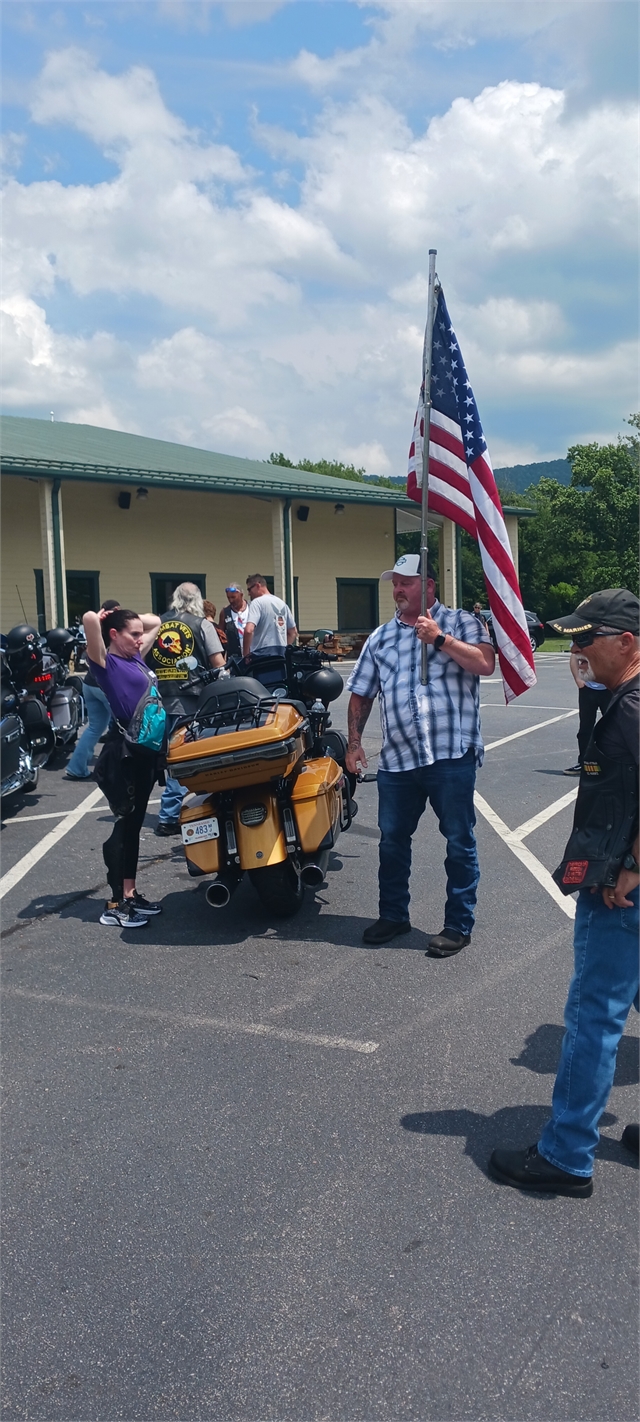 2023 July 02 Patriot Tour - Pass the Flag Photos at Smoky Mountain HOG