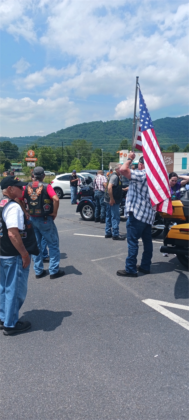 2023 July 02 Patriot Tour - Pass the Flag Photos at Smoky Mountain HOG