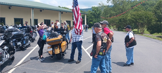 2023 July 02 Patriot Tour - Pass the Flag Photos at Smoky Mountain HOG