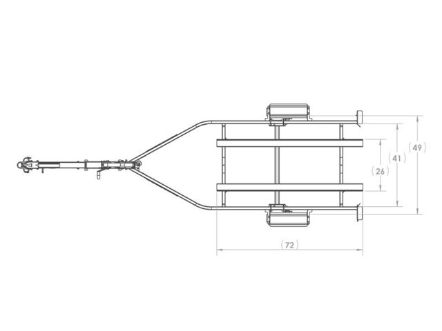 2022 Karavan Personal Watercraft Single Low Profile Steel at Paulson's Motorsports