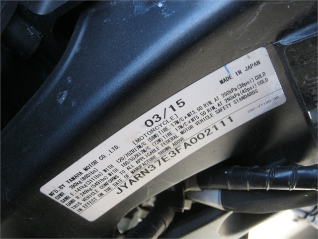 2015 Yamaha FJ-09 at Brenny's Motorcycle Clinic, Bettendorf, IA 52722