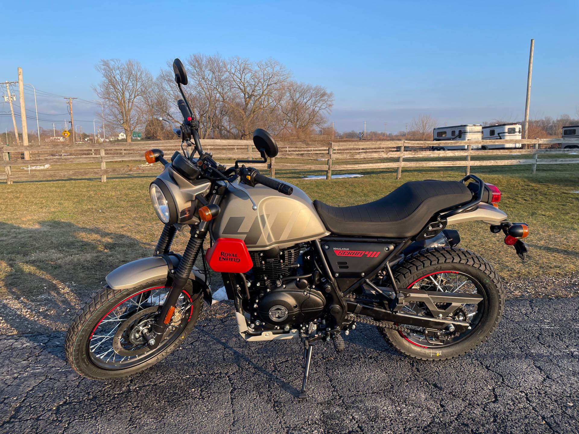 2023 Royal Enfield Scram 411 at Randy's Cycle