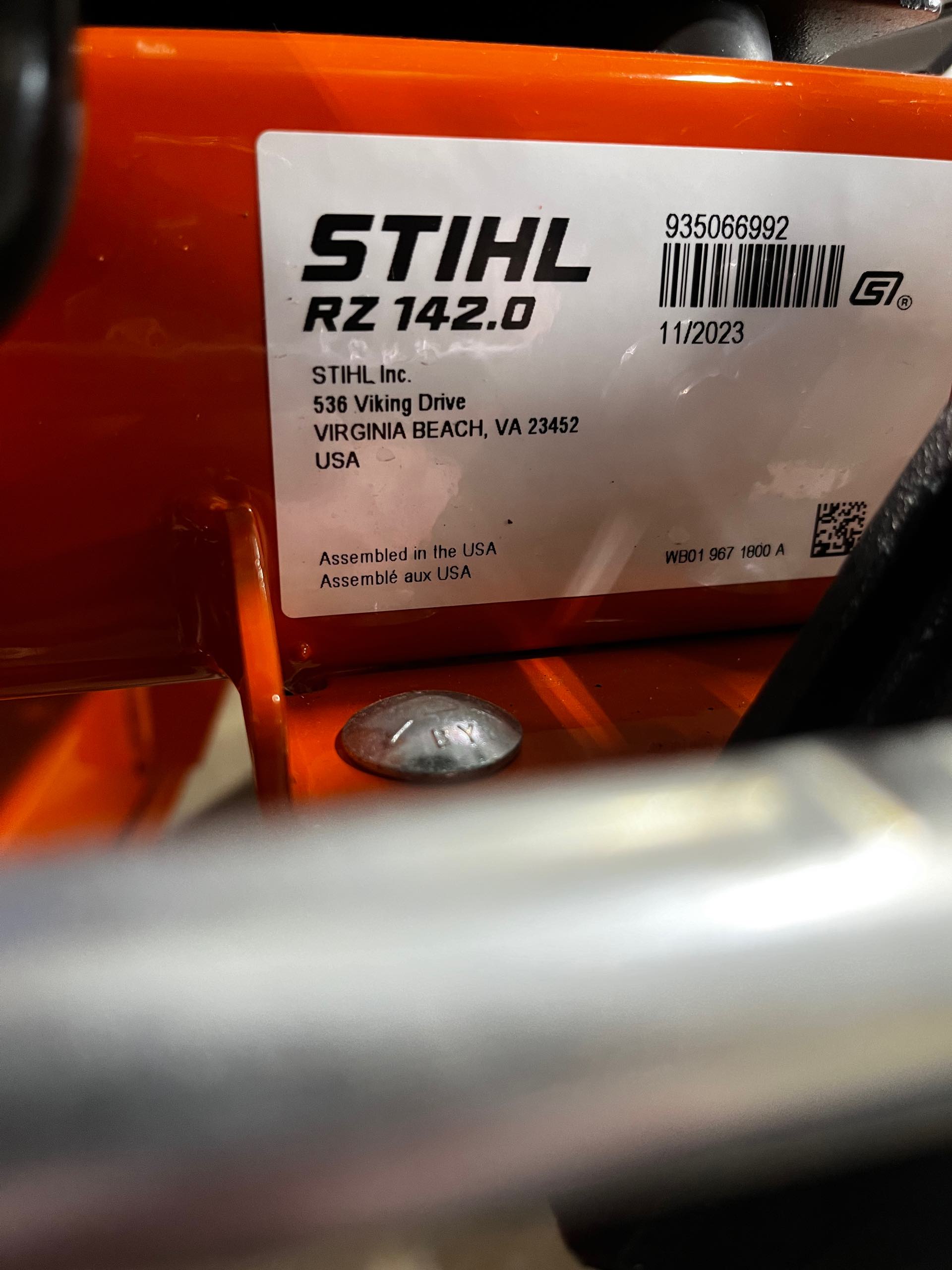 2024 STIHL Zero-turn mowers RZ 142 at Patriot Golf Carts & Powersports