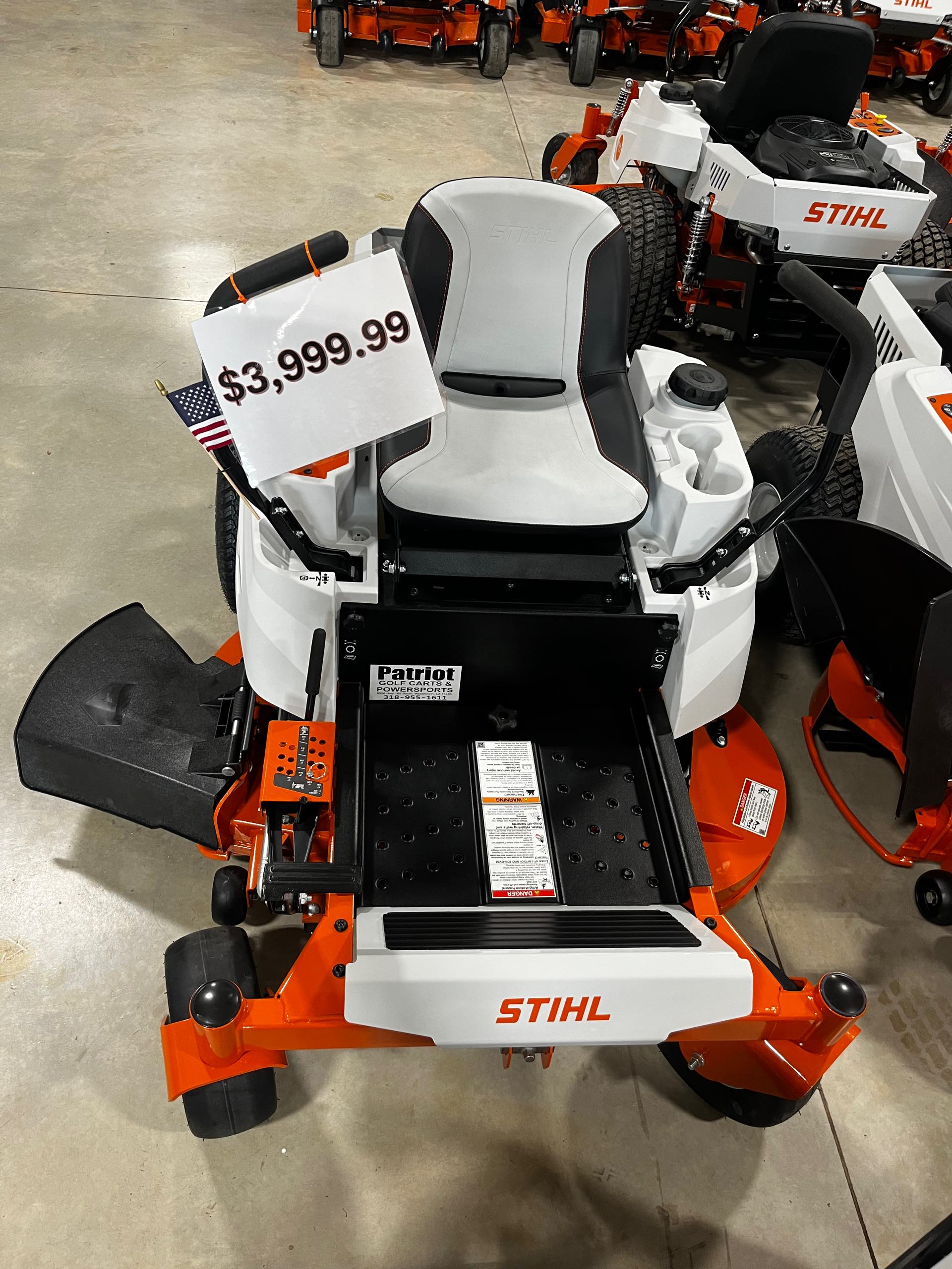 2024 STIHL Zero-turn mowers RZ 142 at Patriot Golf Carts & Powersports