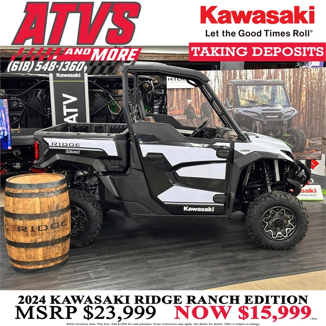 2024 Kawasaki RIDGE Ranch Edition at ATVs and More