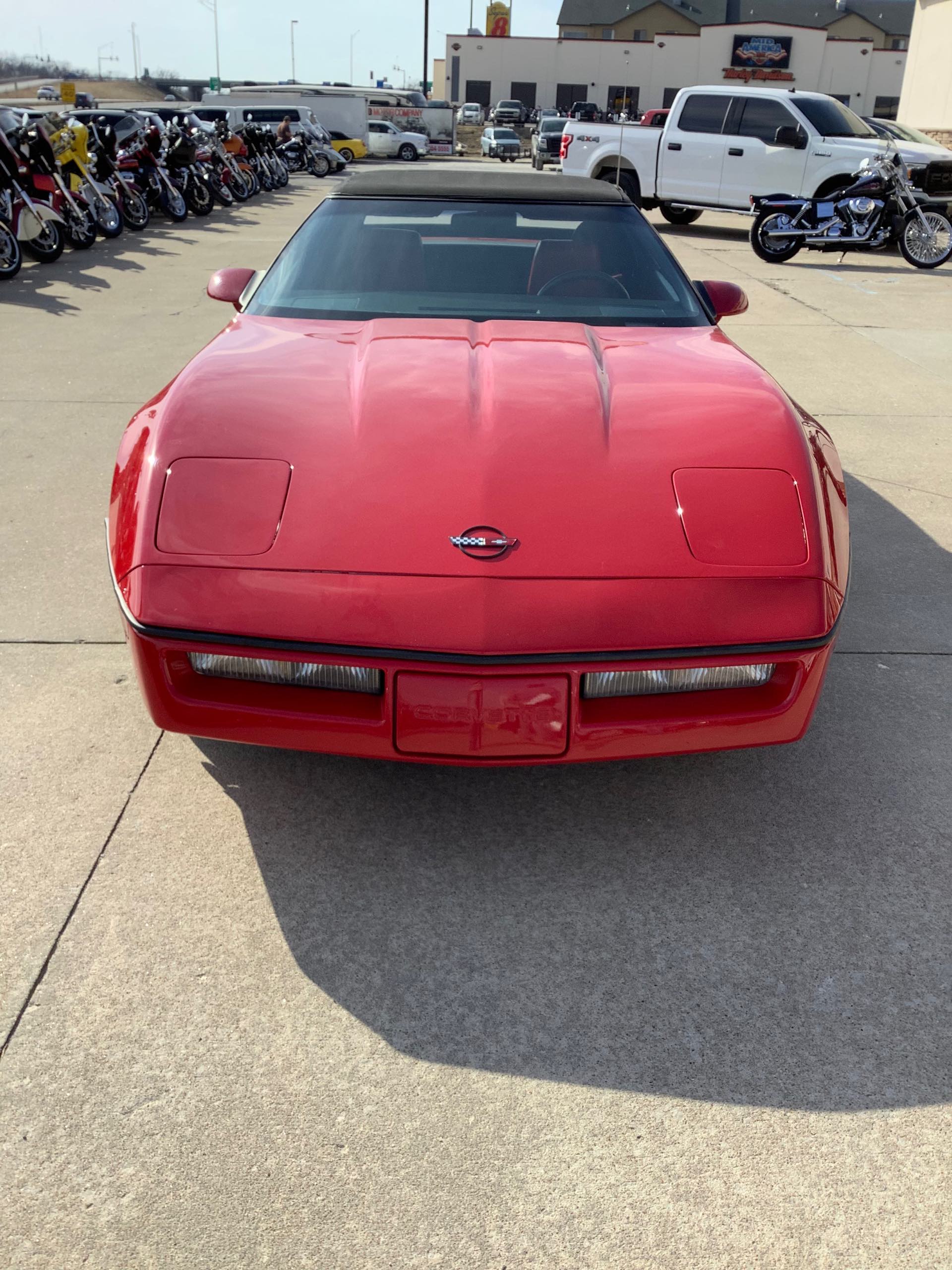 1986 Chevrolet Corvette at Head Indian Motorcycle