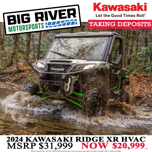 2024 Kawasaki RIDGE XR HVAC at Big River Motorsports