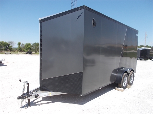 2022 Lightning Trailers 7' Wide Flat Top LTF716TA2 at Nishna Valley Cycle, Atlantic, IA 50022