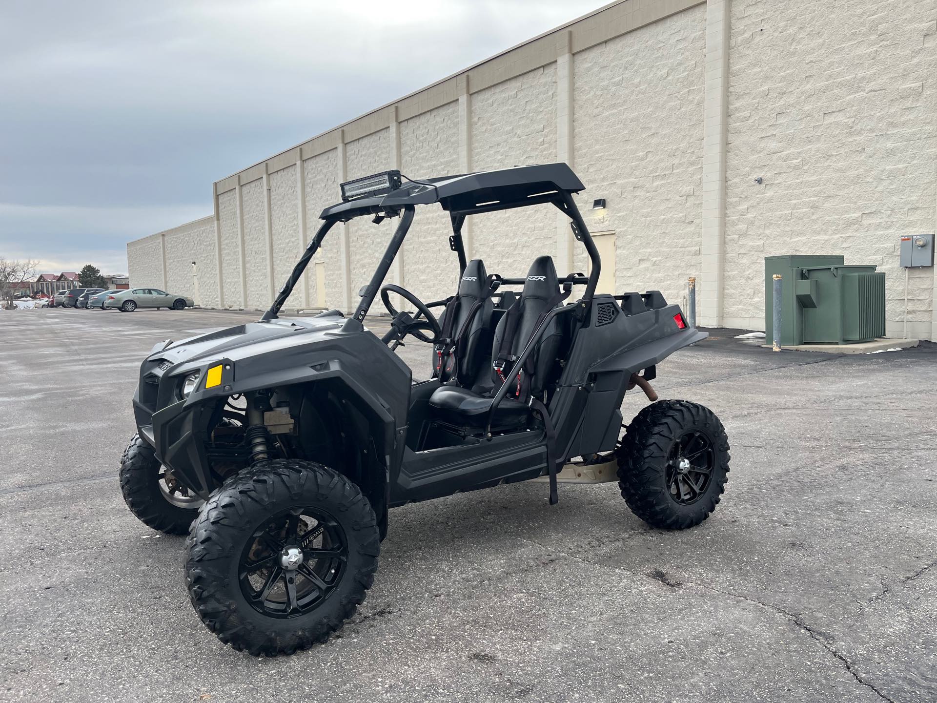 2013 Polaris RZR XP 900 EPS Stealth Black / Evasive Green LE at Mount Rushmore Motorsports