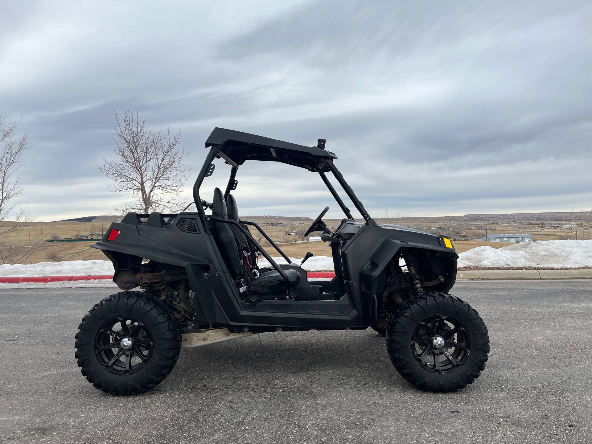 2013 Polaris RZR XP 900 EPS Stealth Black / Evasive Green LE at Mount Rushmore Motorsports