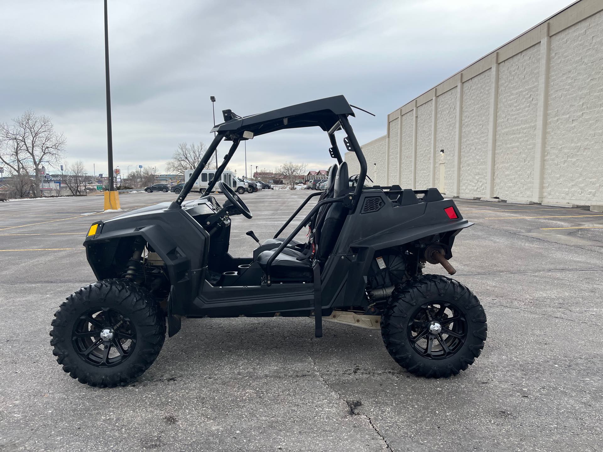 2013 Polaris RZR XP 900 EPS Stealth Black / Evasive Green LE at Mount Rushmore Motorsports