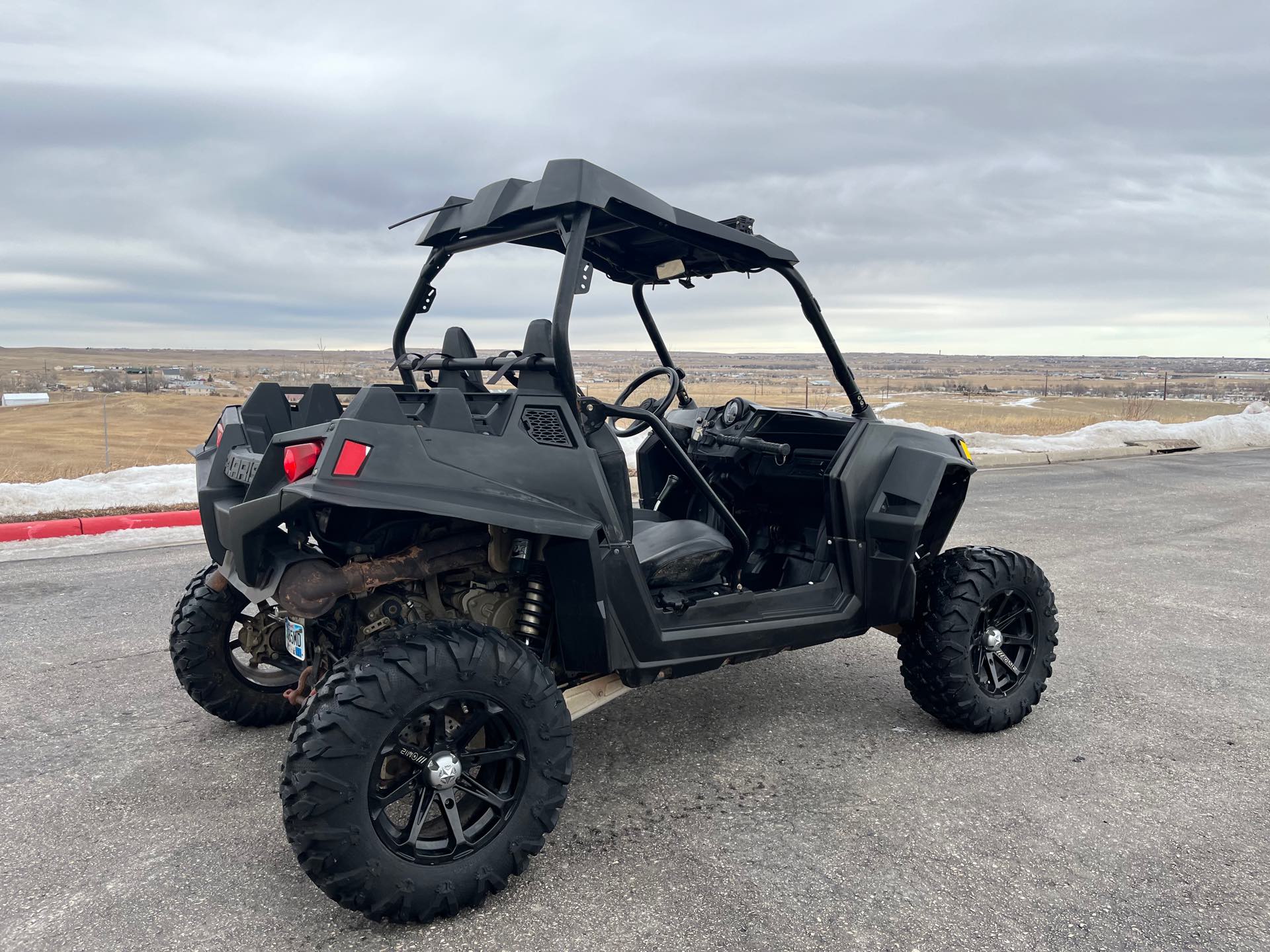 2013 Polaris RZR XP 900 EPS Stealth Black / Evasive Green LE at Mount Rushmore Motorsports