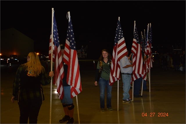 2024 April 27 Blue Ridge Honor Flight Returns Photos at Smoky Mountain HOG