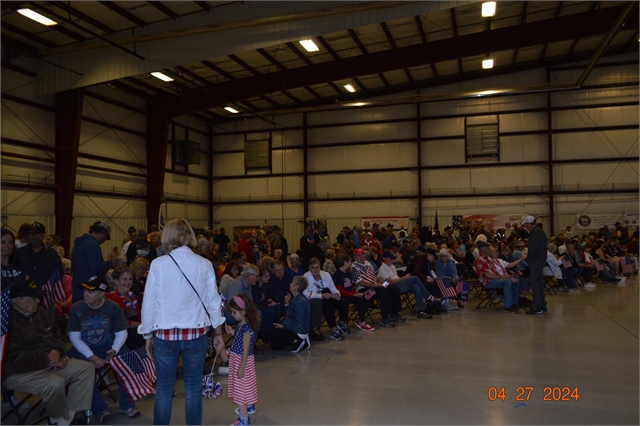 2024 April 27 Blue Ridge Honor Flight Returns Photos at Smoky Mountain HOG