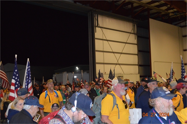 2024 April 27 Blue Ridge Honor Flight Returns Photos at Smoky Mountain HOG