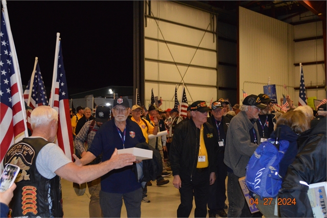 2024 April 27 Blue Ridge Honor Flight Returns Photos at Smoky Mountain HOG