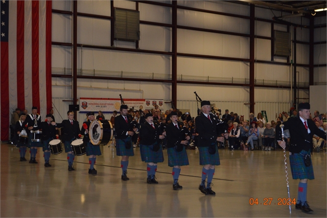 2024 April 27 Blue Ridge Honor Flight Returns Photos at Smoky Mountain HOG