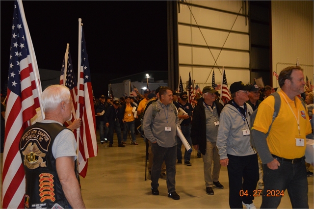 2024 April 27 Blue Ridge Honor Flight Returns Photos at Smoky Mountain HOG