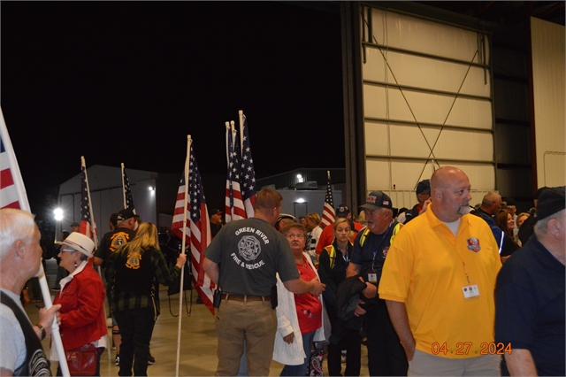 2024 April 27 Blue Ridge Honor Flight Returns Photos at Smoky Mountain HOG