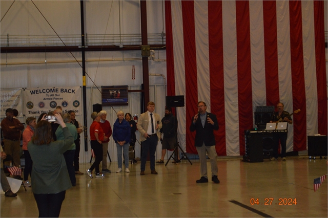 2024 April 27 Blue Ridge Honor Flight Returns Photos at Smoky Mountain HOG