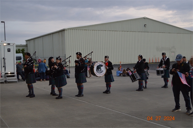 2024 April 27 Blue Ridge Honor Flight Returns Photos at Smoky Mountain HOG