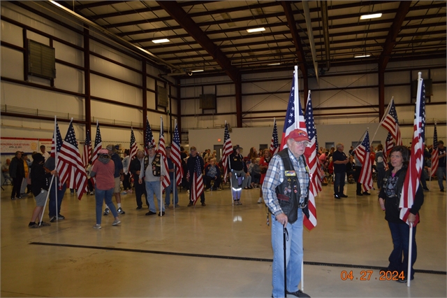 2024 April 27 Blue Ridge Honor Flight Returns Photos at Smoky Mountain HOG