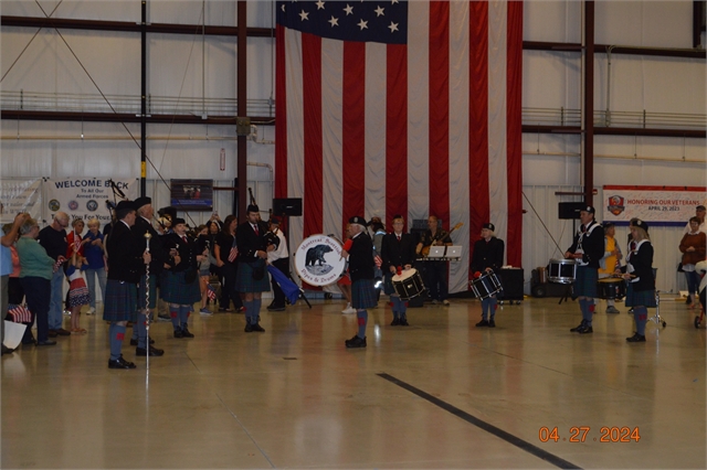 2024 April 27 Blue Ridge Honor Flight Returns Photos at Smoky Mountain HOG