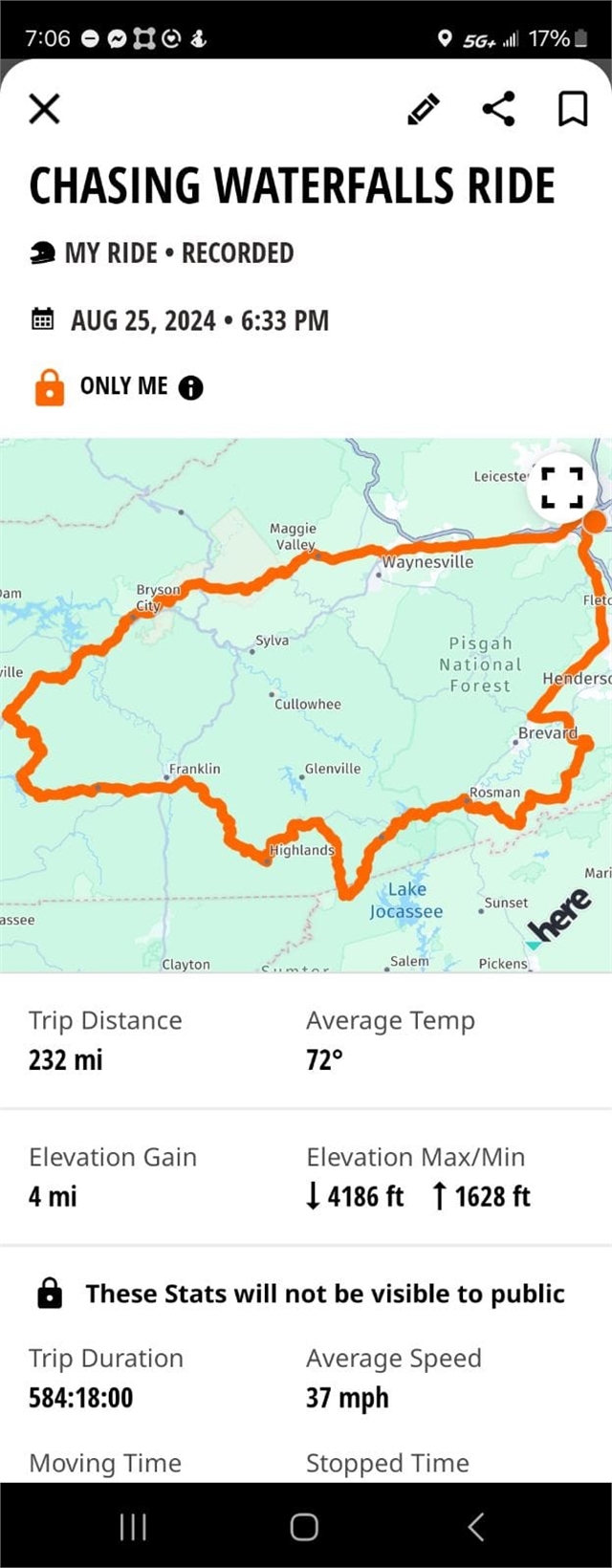 2024 Aug 25 Chasing Waterfalls Part 2 p at Smoky Mountain HOG