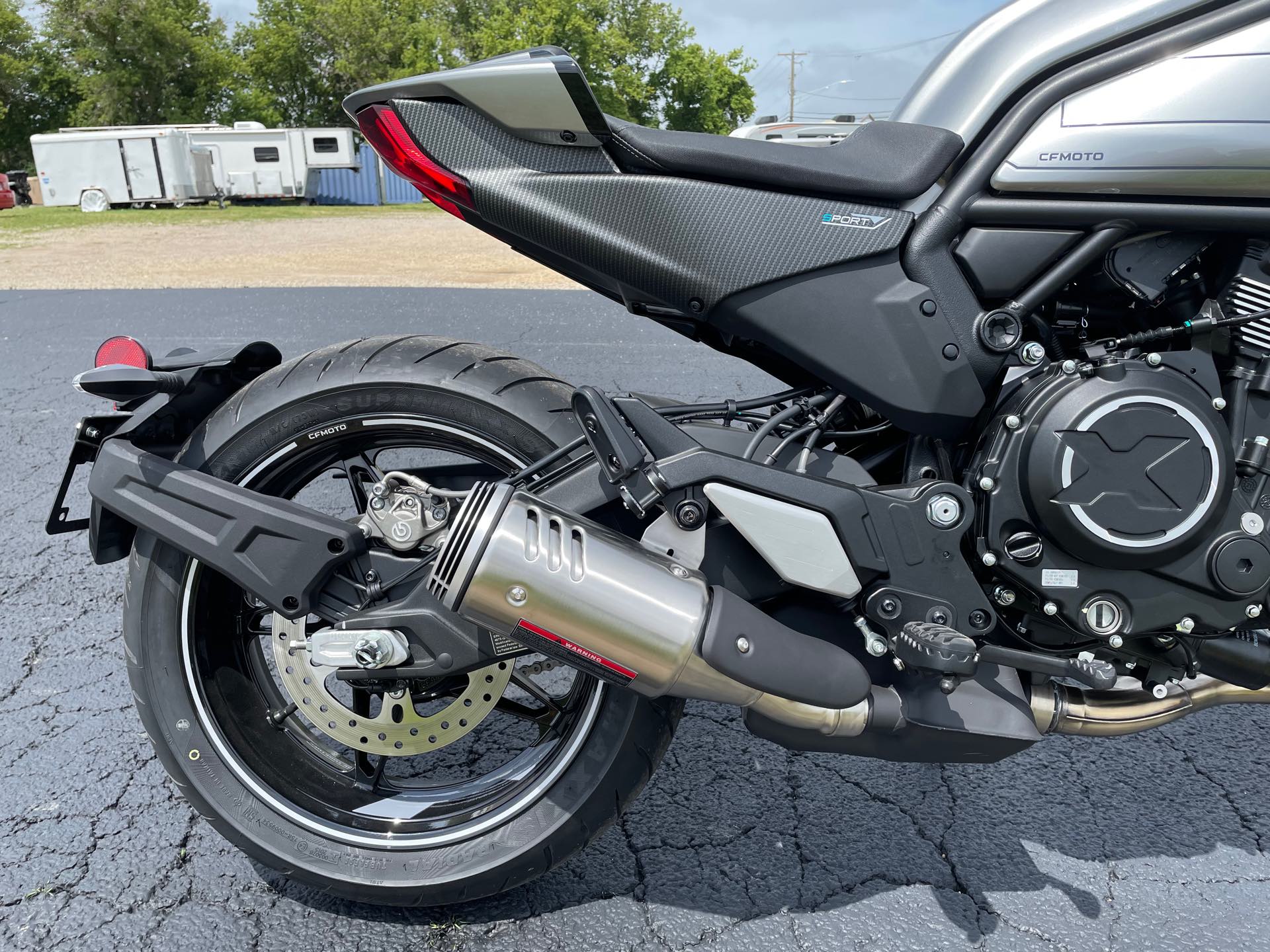 2022 CFMOTO 700CL-X SPORT - VELOCITY GRAY at Randy's Cycle