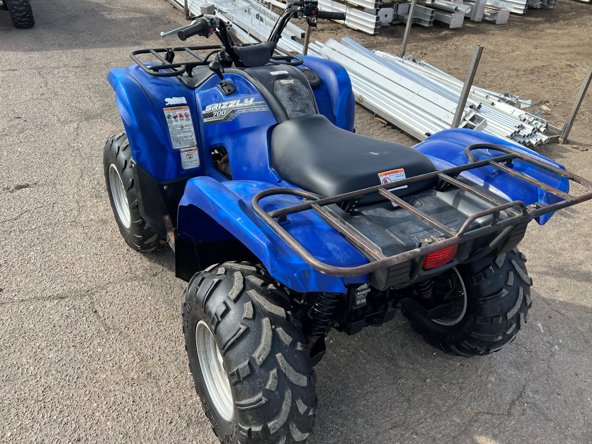 2014 Yamaha Grizzly 700 FI Auto 4x4 EPS at Interlakes Sport Center