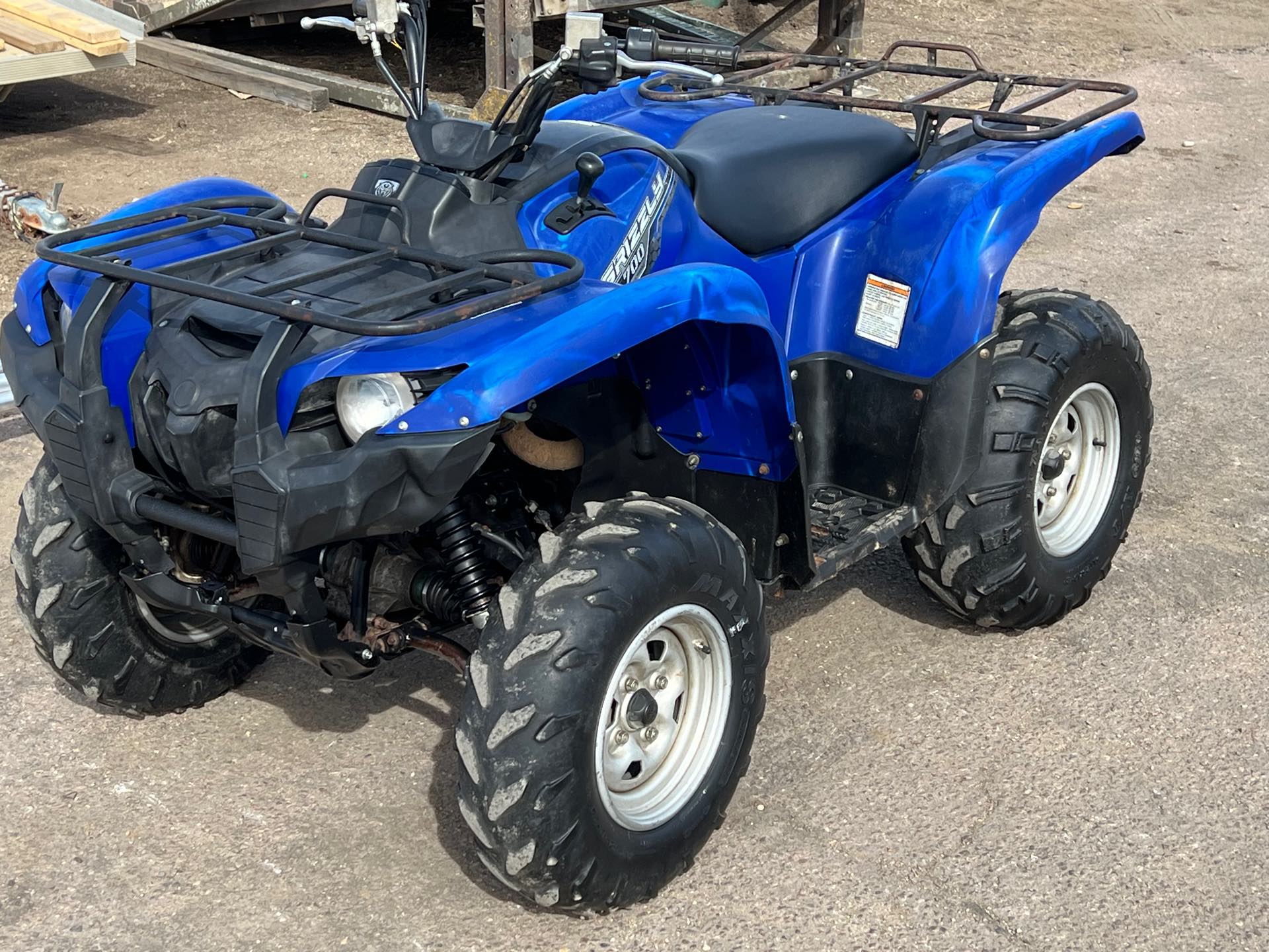 2014 Yamaha Grizzly 700 FI Auto 4x4 EPS at Interlakes Sport Center