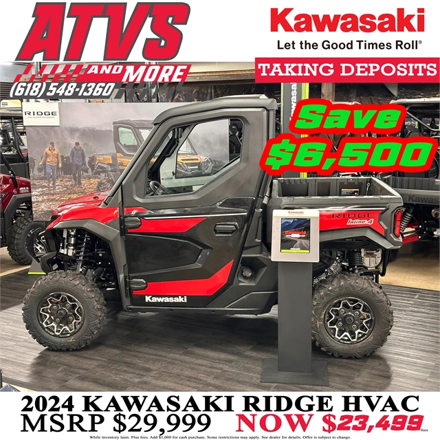 2024 Kawasaki RIDGE HVAC at ATVs and More