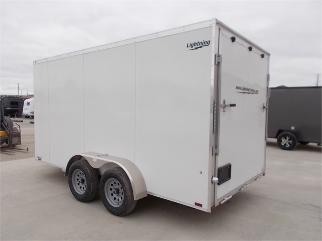 2022 Lightning Trailers 7' Wide Flat Top LTF714TA2 at Nishna Valley Cycle, Atlantic, IA 50022