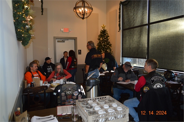 2024 Dec 14 SMHOG Monthly Meeting Photos at Smoky Mountain HOG