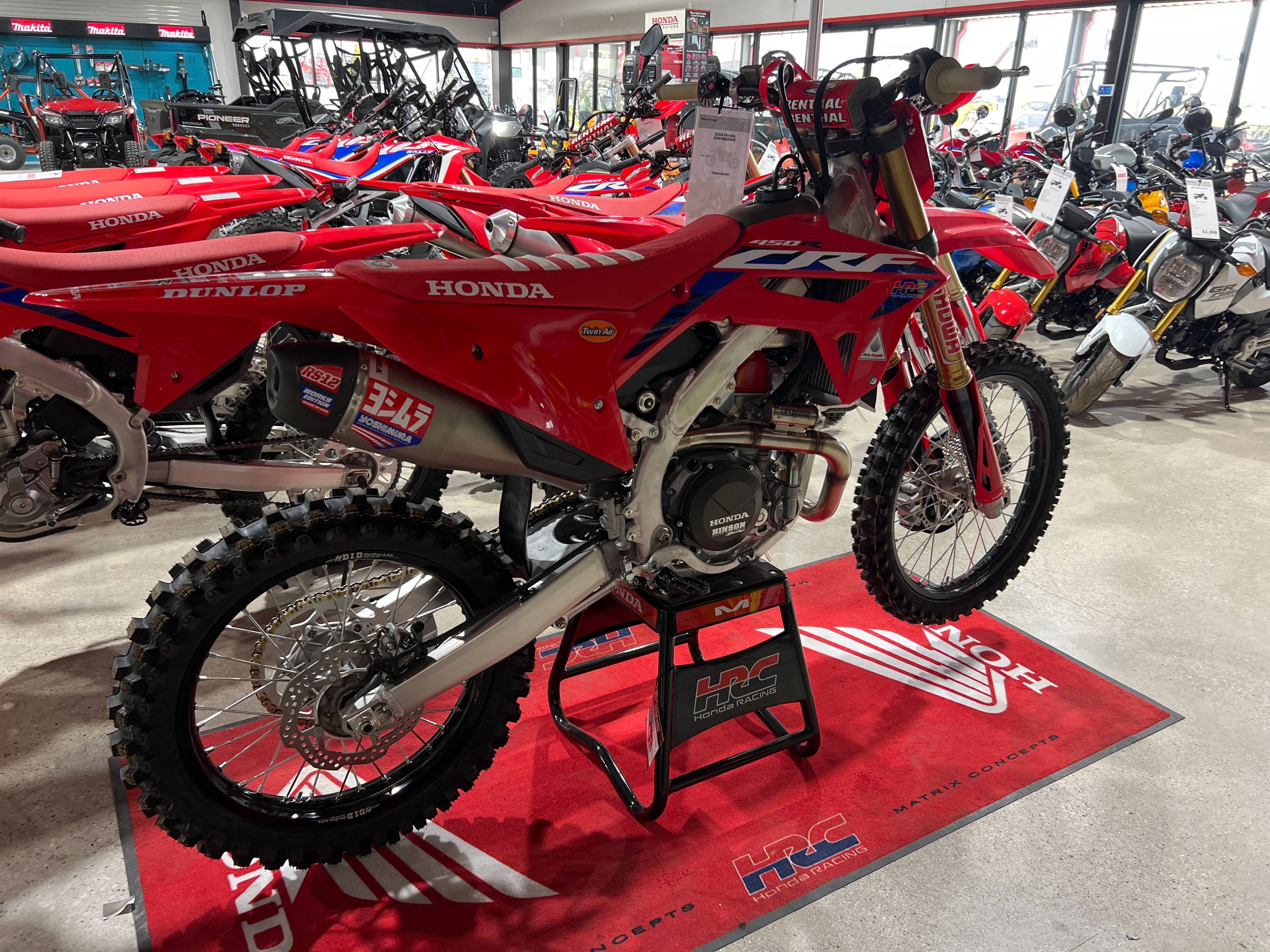 2024 Honda CRF450RWE at Wise Honda