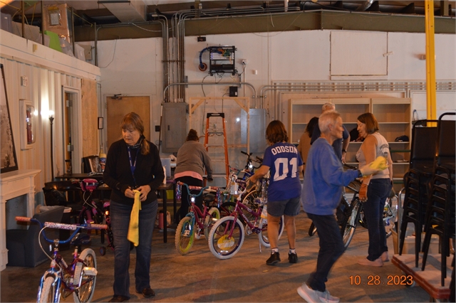 2023 Oct 28 Toy Run Bike Build Photos at Smoky Mountain HOG