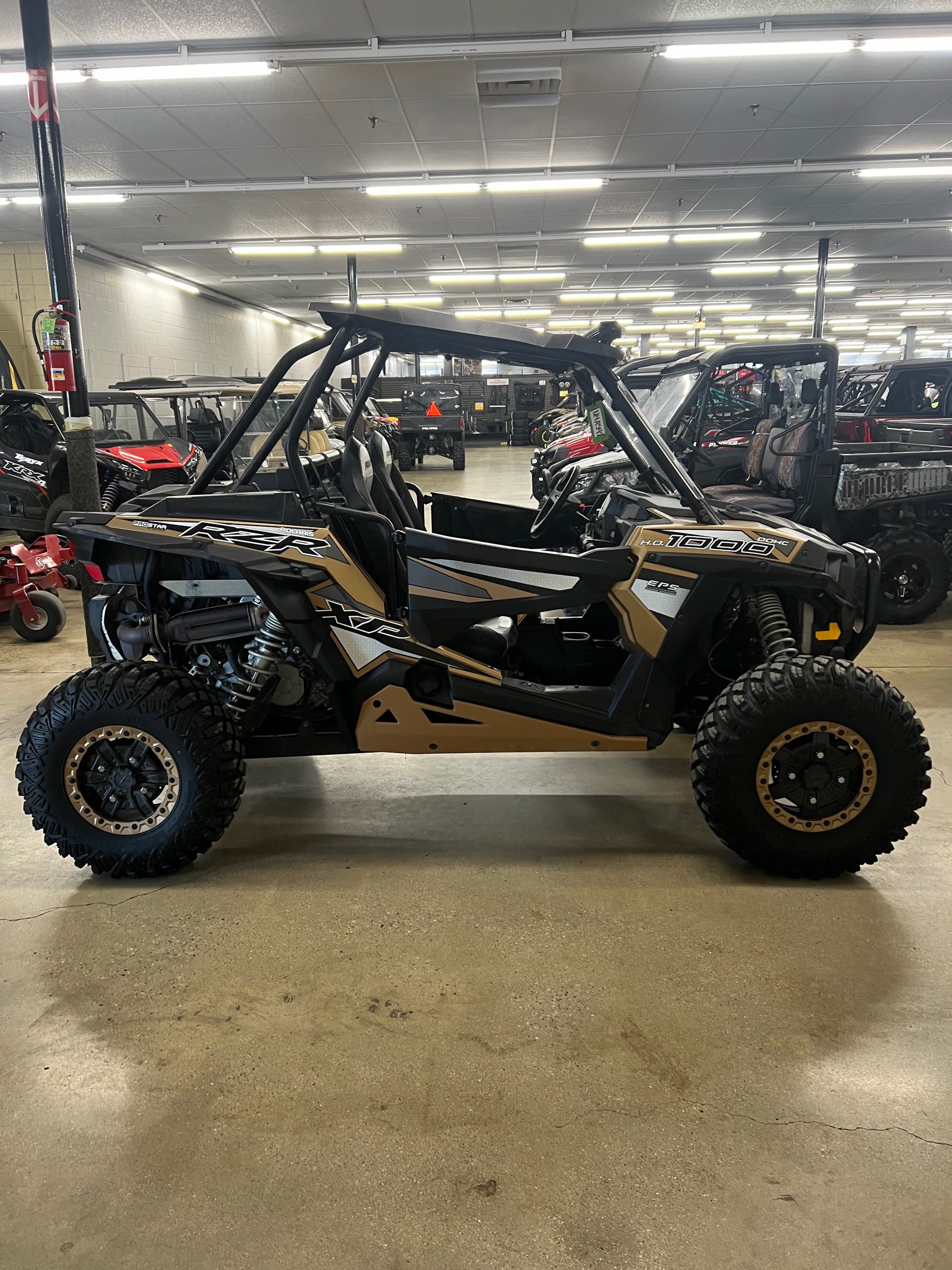 2017 Polaris RZR XP 1000 EPS Gold Matte Metallic LE at ATVs and More