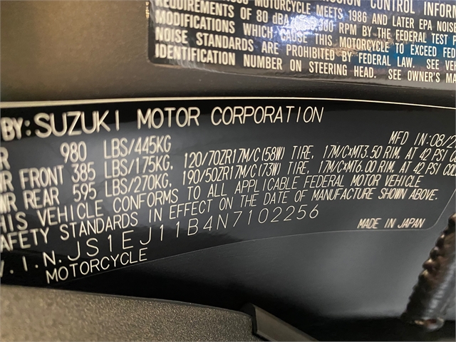 2022 Suzuki Hayabusa 1340 at Shreveport Cycles