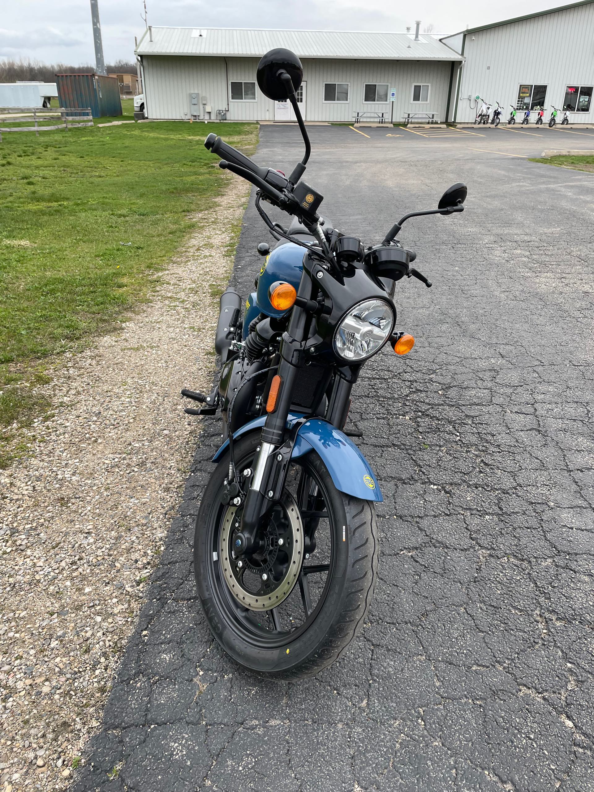 2024 ROYAL ENFIELD SHOTGUN 650 - PLASMA BLUE at Randy's Cycle