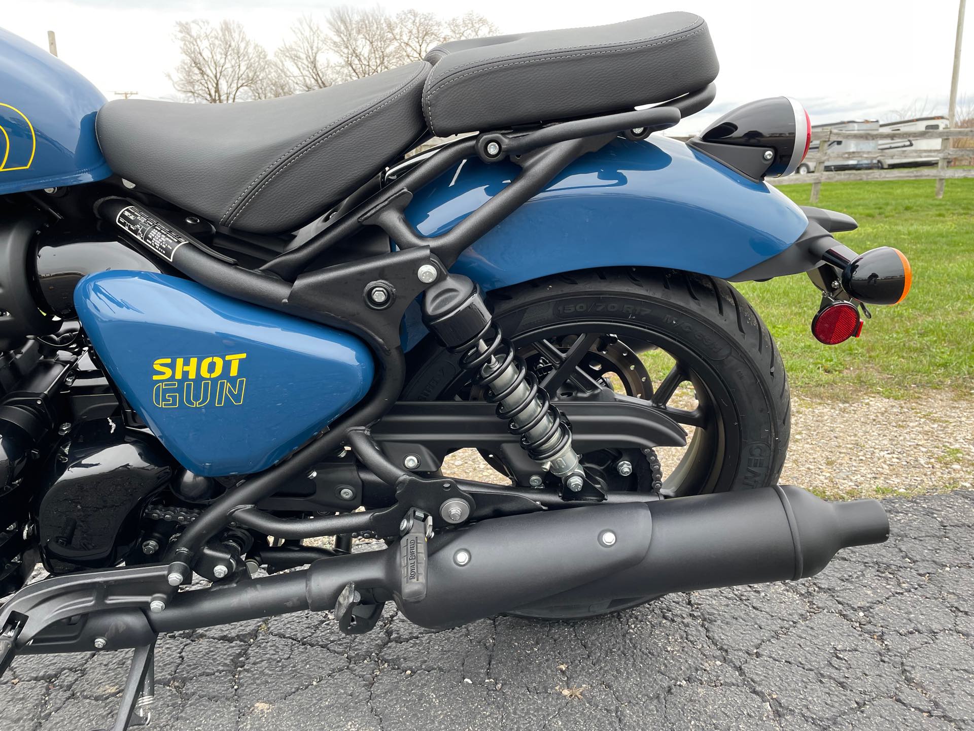 2024 ROYAL ENFIELD SHOTGUN 650 - PLASMA BLUE at Randy's Cycle