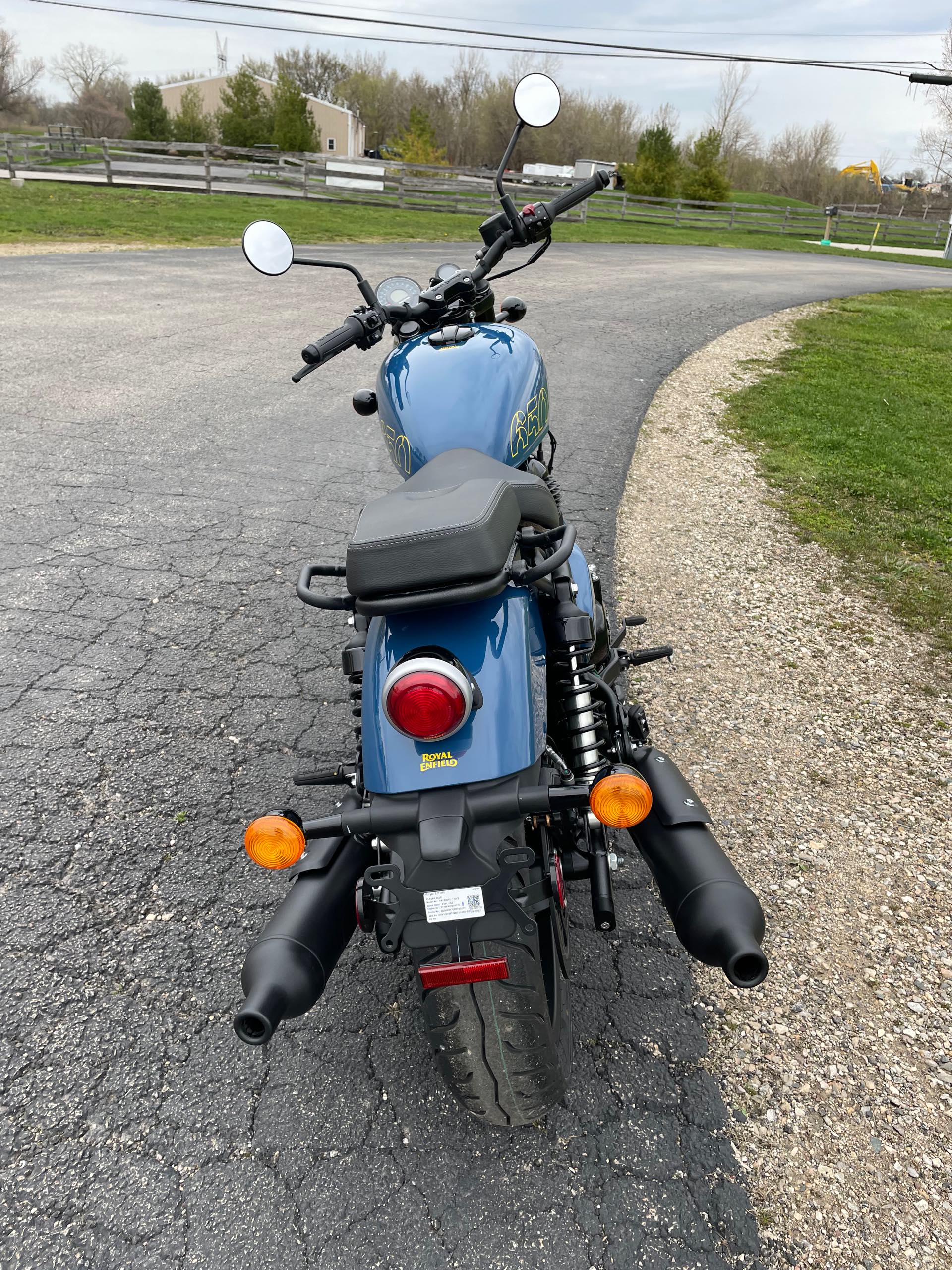 2024 ROYAL ENFIELD SHOTGUN 650 - PLASMA BLUE at Randy's Cycle