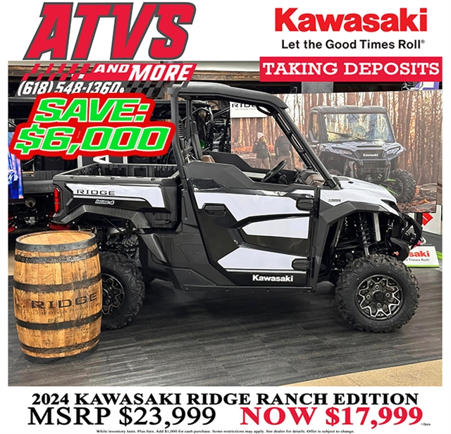 2024 Kawasaki RIDGE Ranch Edition at ATVs and More