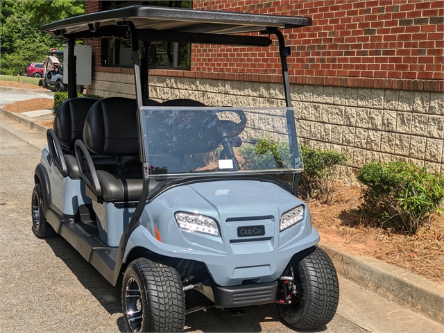 2024 Club Car Pearl Mist Four Facing Forward at Bulldog Golf Cars