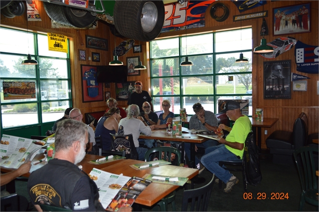 2024 Aug 29 Nation of Patriots, Pass the Flag Tour from H-D Asheville to H-D Greenville, SC Photos at Smoky Mountain HOG