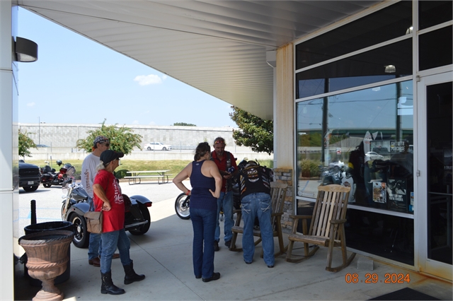 2024 Aug 29 Nation of Patriots, Pass the Flag Tour from H-D Asheville to H-D Greenville, SC Photos at Smoky Mountain HOG