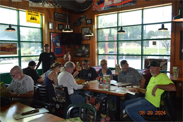 2024 Aug 29 Nation of Patriots, Pass the Flag Tour from H-D Asheville to H-D Greenville, SC Photos at Smoky Mountain HOG