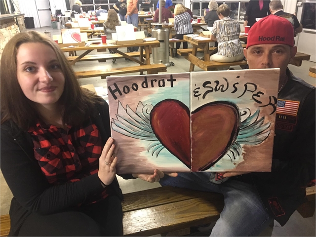 2024 Feb 12  Couples Paint Night Photos at Smoky Mountain HOG