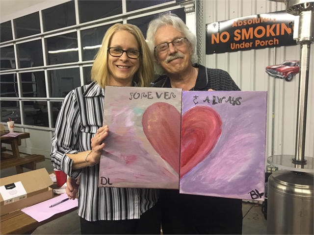 2024 Feb 12  Couples Paint Night Photos at Smoky Mountain HOG